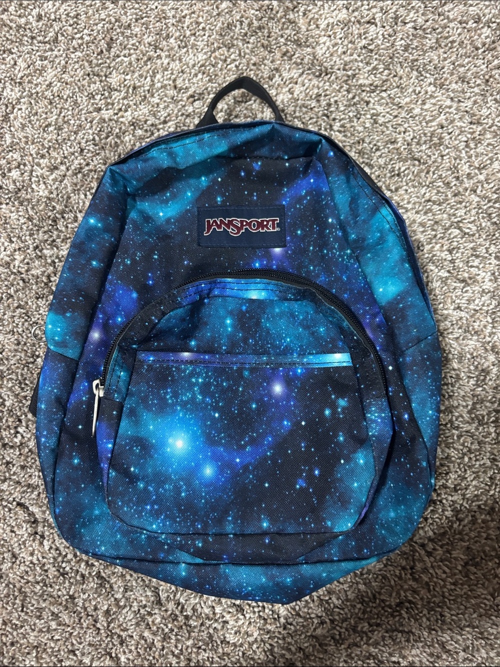 Jansport Blue Galaxy Print Mini Backpack